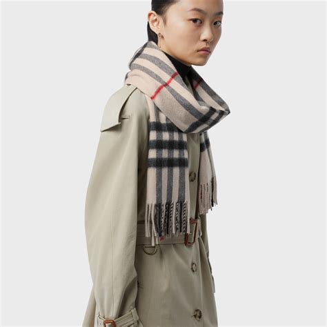 burberry charcoal check cashmere scarf|classic check Burberry cashmere scarf.